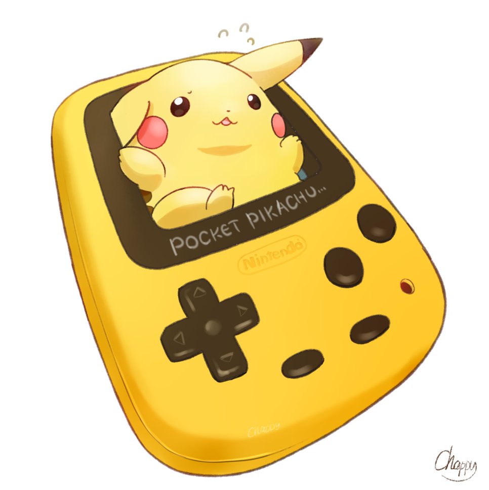 animal_focus, bright_pupils, fat_pikachu, gen_1_pokemon, mimix, nintendo, no_humans, open_mouth