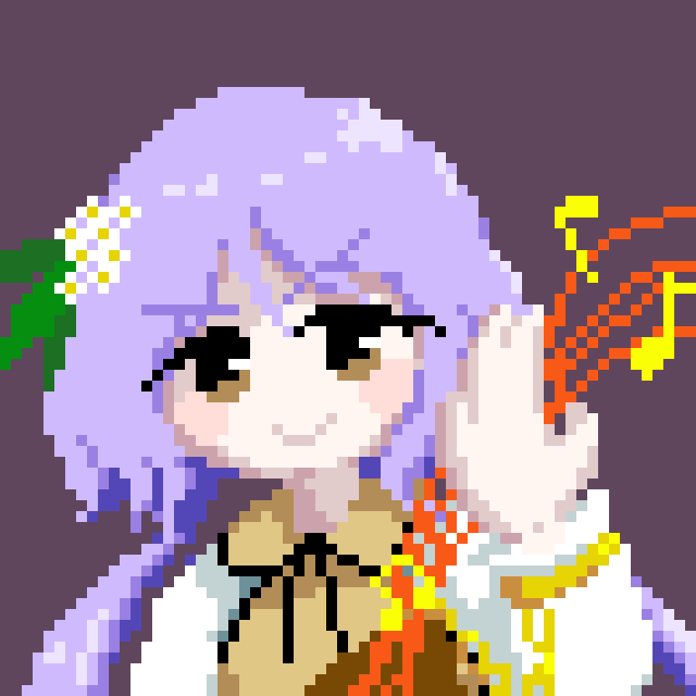 1girl, flower, hair_flower, hair_ornament, james_at_pi_(fuwafuwacatgirl), long_hair, long_sleeves, low_twintails