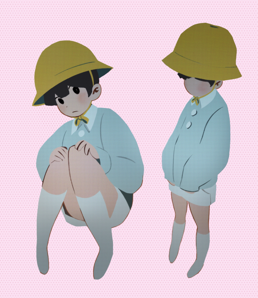 1boy, aged_down, alternate_costume, anheng3ll, black_hair, blush, child, halftone