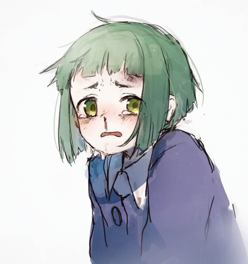 absurdres, blood, blood_on_clothes, bruise, bruise_on_face, crying, crying_with_eyes_open, curry_milks