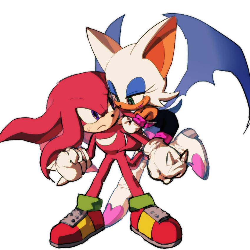 1boy, 1girl, bat_wings, clenched_hands, dochisukiovo, elbow_gloves, eye_contact, frown