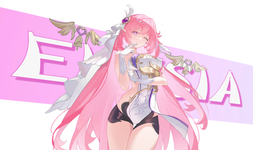 1girl, absurdres, bell, black_shorts, breasts, character_name, clothing_cutout, commentary