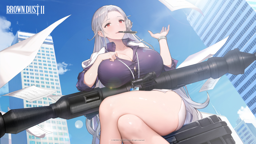 1girl, absurdres, adjusting_clothes, ass, bra, bra_peek, bracelet, breasts