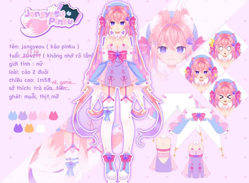 animal_ears, artist_request, bare_shoulders, blue_bow, blue_bowtie, bow, bowtie, reference_sheet