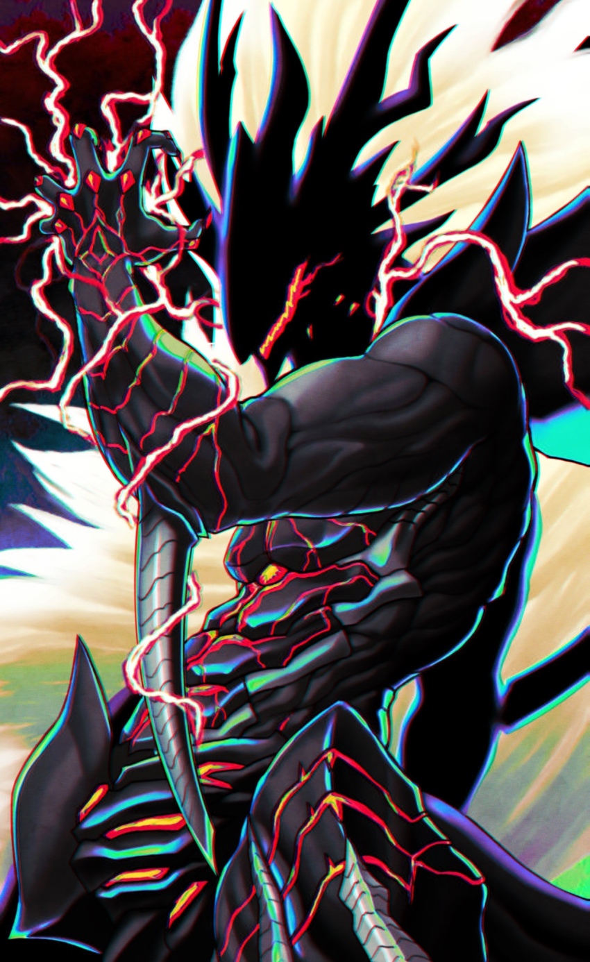 1boy, abs, claws, commentary, dragon, dragon_boy, duel_monster, elbow_spikes