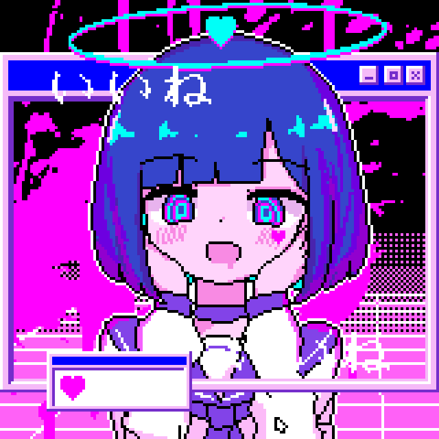 1girl, @_@, animated, animated_gif, bad_source, blinking, blue_eyes, blue_hair