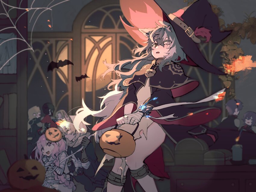 absurdres, bandaged_arm, bandages, bat_(animal), beryl_(sword_of_convallaria), beryl_(sword_of_convallaria)_(cosplay), black_coat, blush