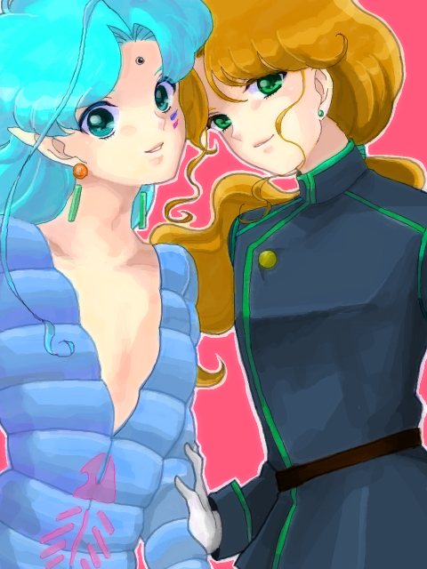 1990s_(style), 2boys, aqua_eyes, bad_id, bad_pixiv_id, bishoujo_senshi_sailor_moon, bishoujo_senshi_sailor_moon_supers, blue_hair