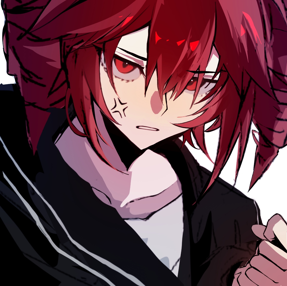 1girl, angry, black_jacket, double-parted_bangs, drill_hair, hair_between_eyes, jacket, kasane_teto