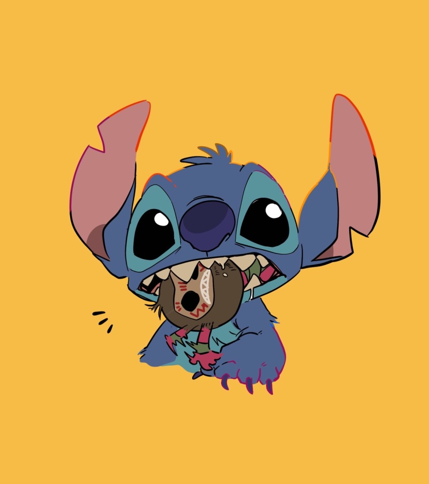 claws, crossover, highres, kakamora, lilo_&amp;_stitch, looking_at_viewer, moana_(movie), no_humans