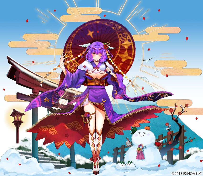 >_<, 1girl, 2013, :>, ;), animal_print, aran_(sennen_sensou_aigis), awakening_(sennen_sensou_aigis)