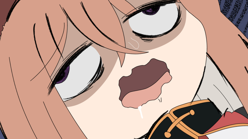 1girl, aoyama_yoshino, beret, bkgoldenwolf, blue_archive, bocchi_the_rock!, brown_hair, chinese_clothes