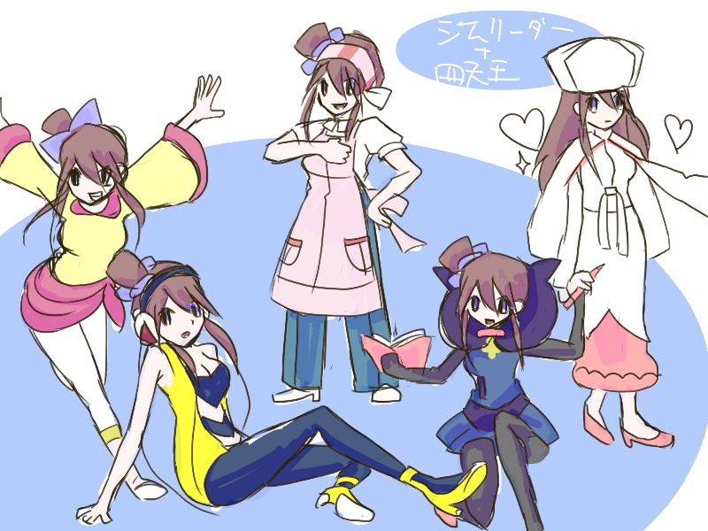 caitlin_(pokemon), caitlin_(pokemon)_(cosplay), cosplay, elesa_(pokemon), elesa_(pokemon)_(cosplay), elite_four, gym_leader, iris_(pokemon), iris_(pokemon)_(cosplay), lenora_(pokemon), lenora_(pokemon)_(cosplay), nintendo, pokemon, pokemon_black_and_white, shauntal_(pokemon), shauntal_(pokemon)_(cosplay), skyla_(pokemon), skyla_(pokemon)_(cosplay), tagme