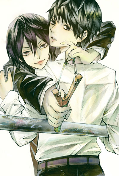 2boys, gakuran, jaibo_(litchi_hikari_club), litchi_hikari_club, multiple_boys, school_uniform, tamiya_(litchi_hikari_club)