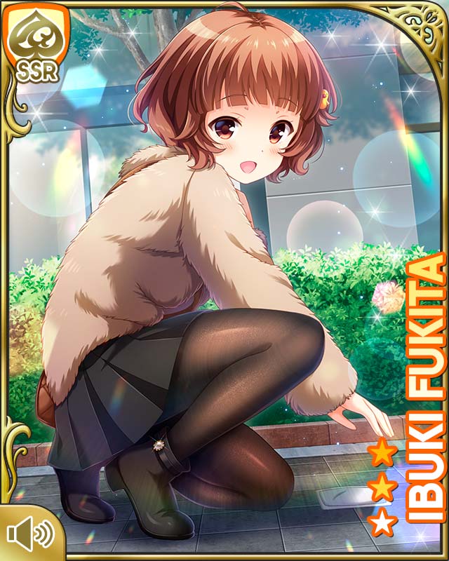 1girl, :d, bag, bird, black_skirt, brown_coat, brown_eyes, brown_hair