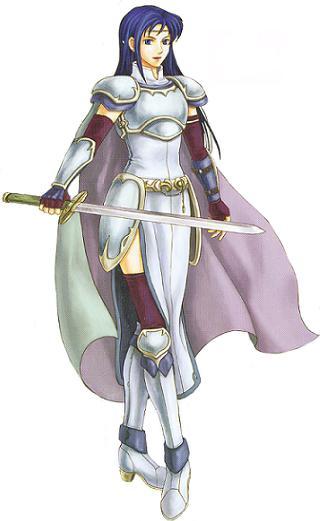 cape, fire_emblem, fire_emblem:_the_blazing_blade, isadora_(fire_emblem), long_hair, nintendo, sword, weapon