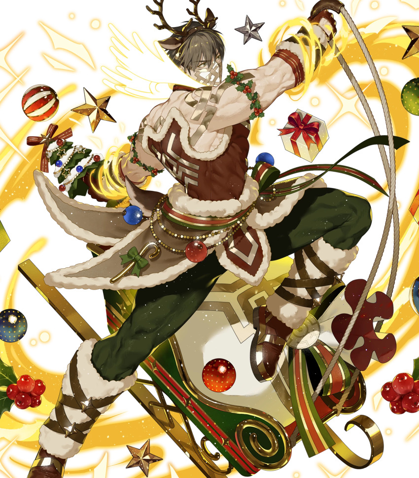 1boy, deer_boy, eikthyrnir_(fire_emblem), eikthyrnir_(fire_emblem)_(winter), eikthyrnir_(winter)_(fire_emblem), fire_emblem, fire_emblem_heroes, highres