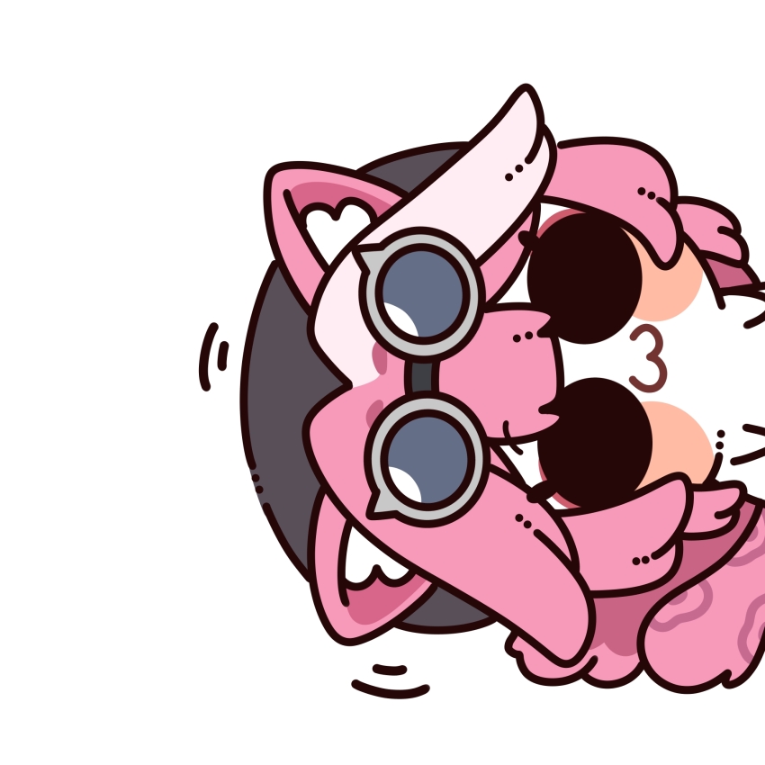 1girl, 252_eyo, :3, animal_ear_fluff, animal_ears, beret, black_hat, blush