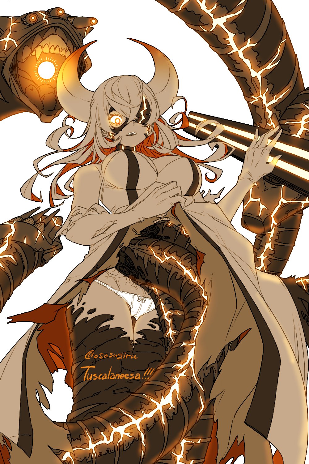 1girl, abyssal_heavy_cruiser_water_princess, abyssal_ship, amputee, breasts, double_amputee, dress, elbow_gloves