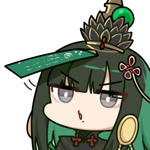 1girl, black_hair, blowing, bright_pupils, chibi, chibi_only, chinese_commentary, colored_inner_hair