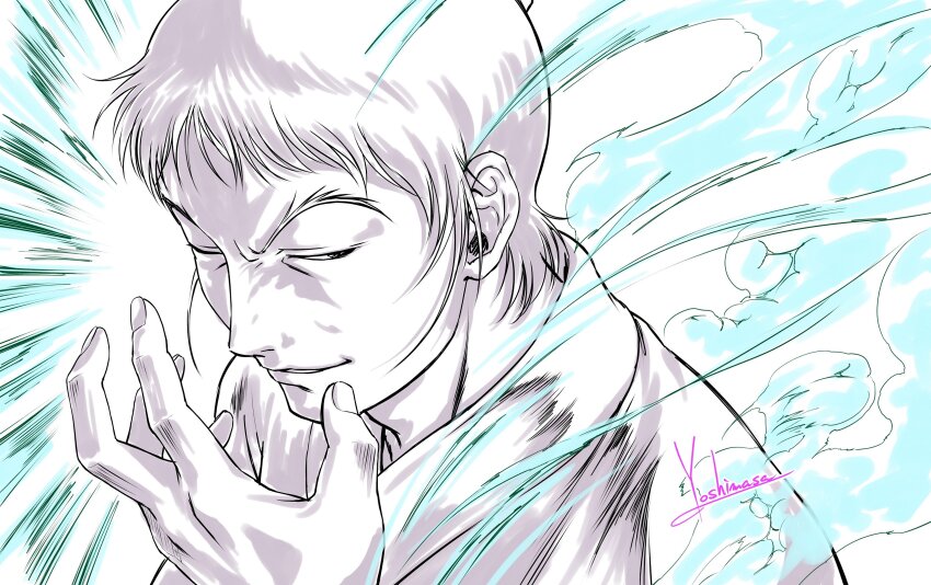 1boy, absurdres, basilisk_(manga), commentary_request, highres, japanese_clothes, kisaragi_saemon, male_focus