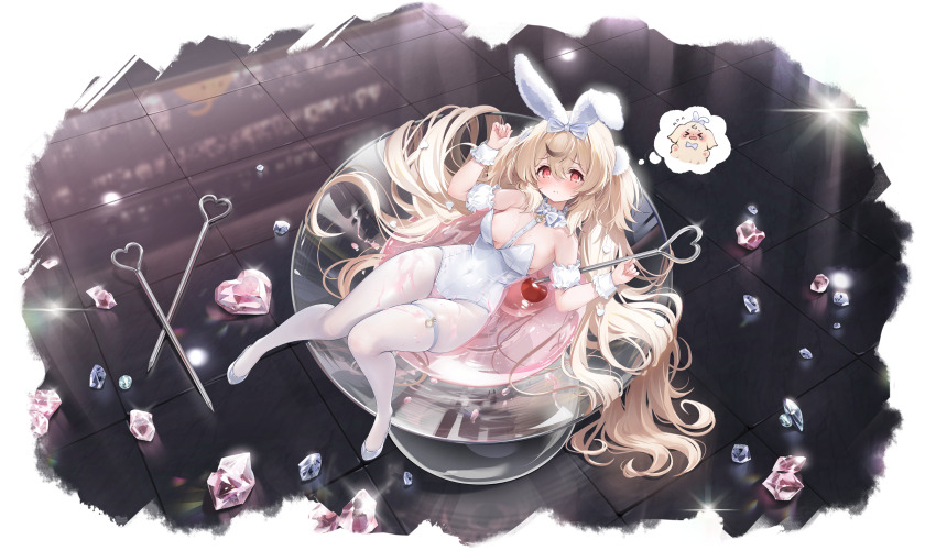 1girl, absurdres, animal_ears, armband, artist_request, azur_lane, bow, breasts