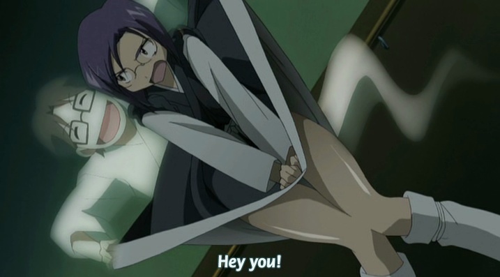 00s, 1boy, 1girl, amaenaideyo!!, anime_screenshot, clothes_lift, glasses, skirt, skirt_lift, sugai_sakura