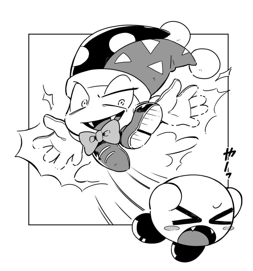 >_<, ^^^, blush_stickers, boots, bow, bowtie, commentary_request, electricity