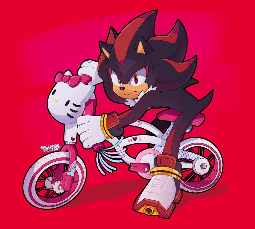 1boy, aldafera_art, bicycle, clenched_hand, full_body, furry, furry_male, gloves