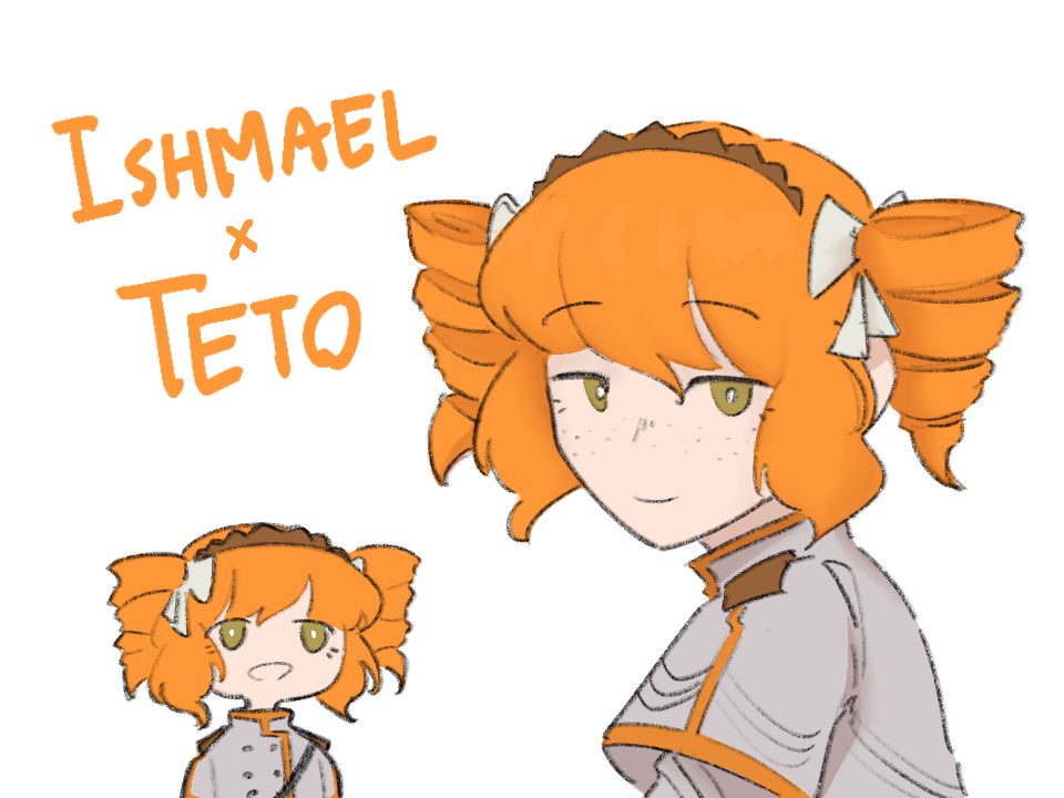 1girl, bow, collared_jacket, cosplay, drill_hair, freckles, green_eyes, grey_jacket