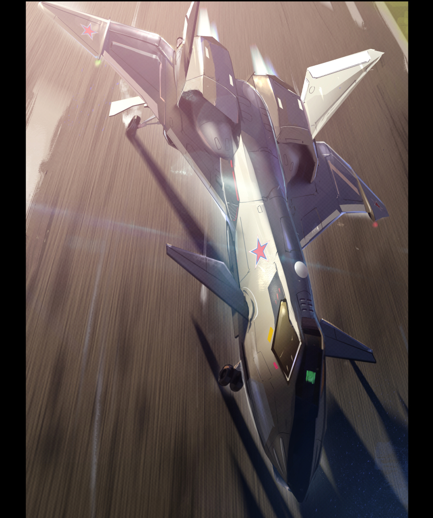 absurdres, aircraft, airplane, canards, commission, fighter_jet, firefox_(movie), highres