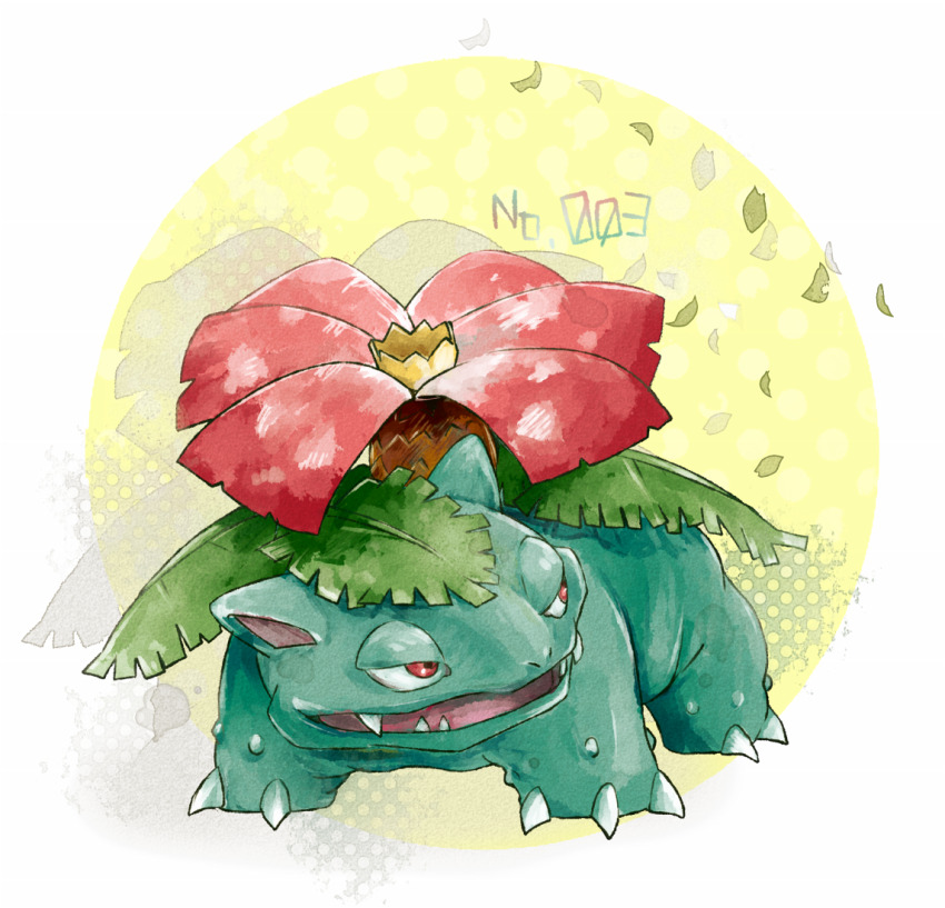 animal_focus, claws, full_body, gen_1_pokemon, leaf, nimai-jita, nintendo, no_humans