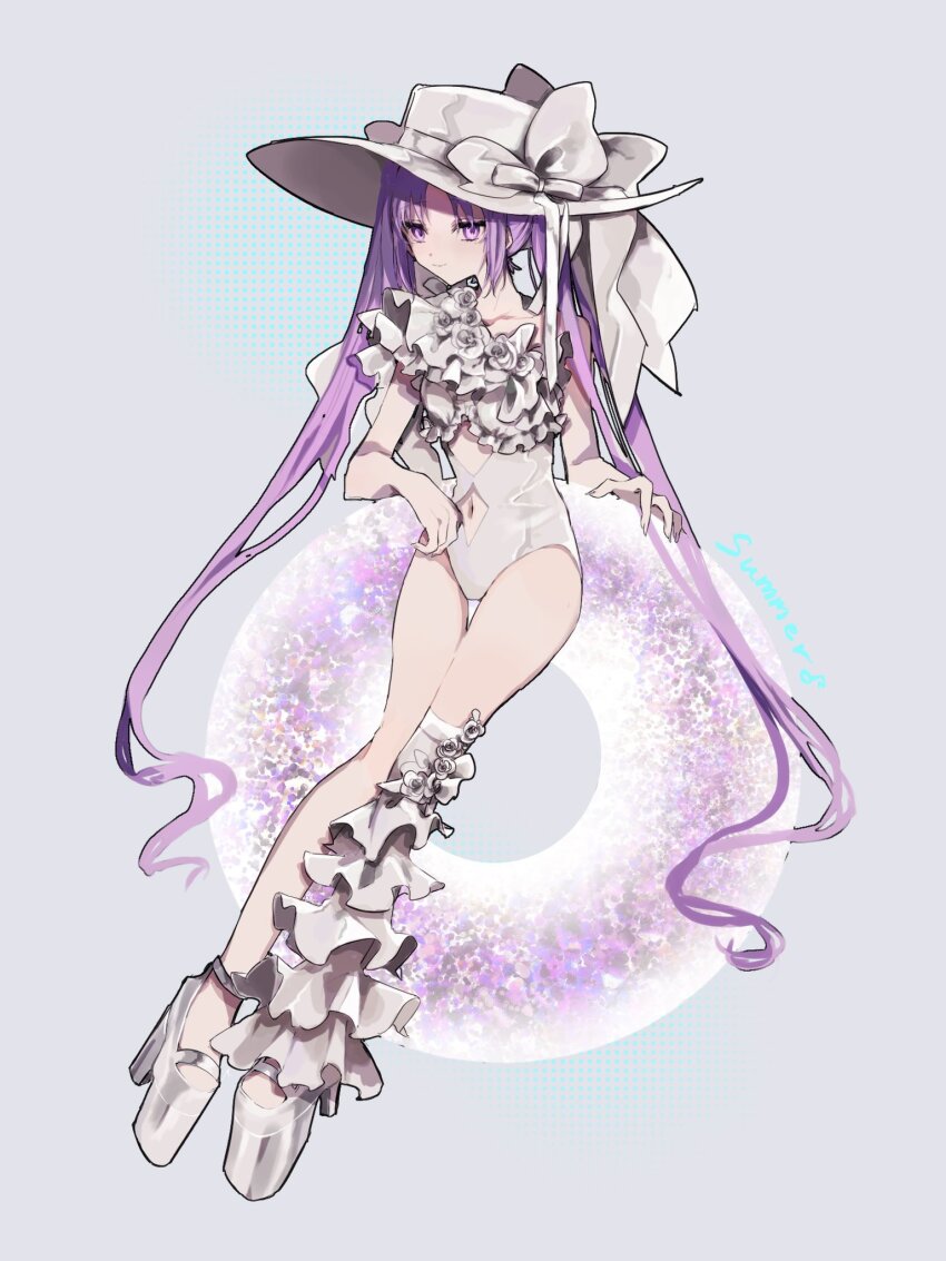 1girl, alternate_costume, bow, clothing_cutout, commentary_request, english_text, fate/grand_order, fate_(series)