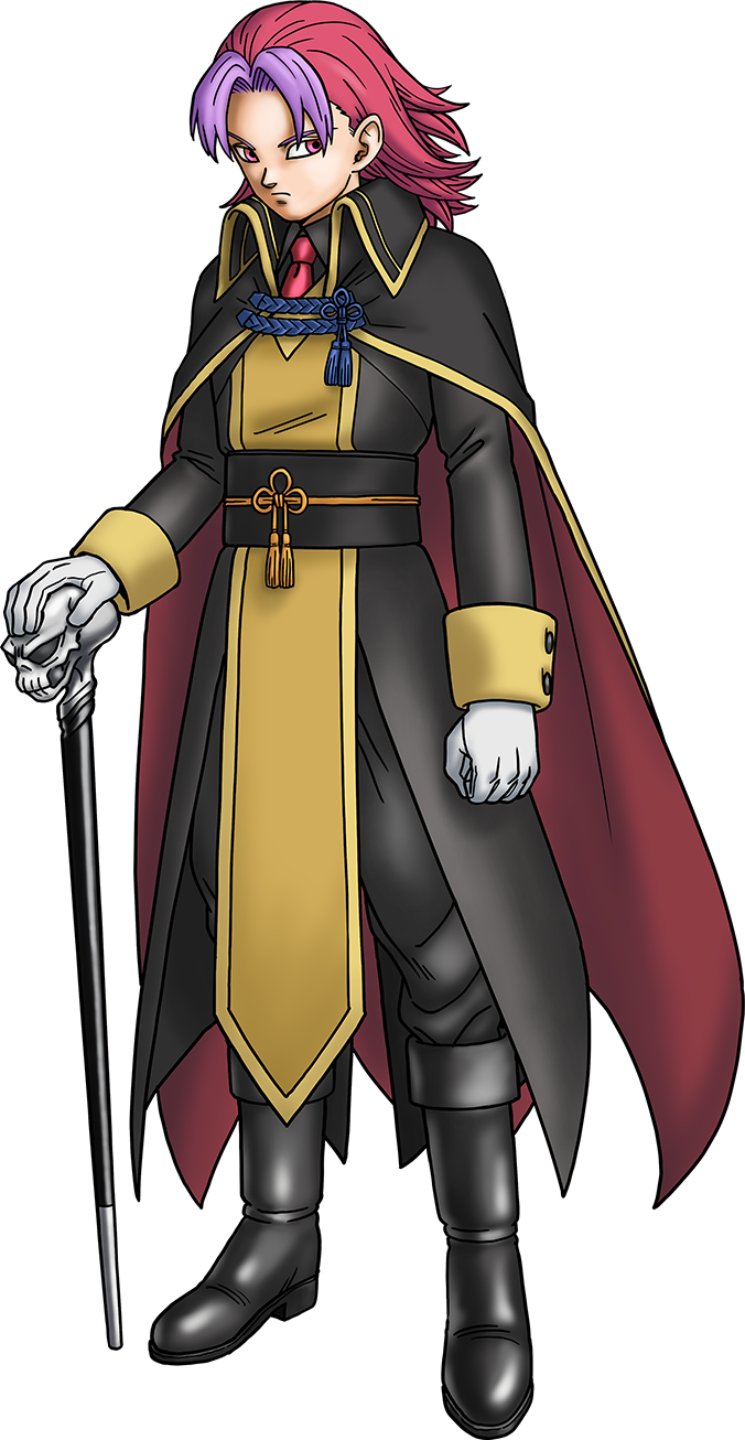 1boy, artist_request, black_boots, black_cape, black_pants, boots, cane, cape