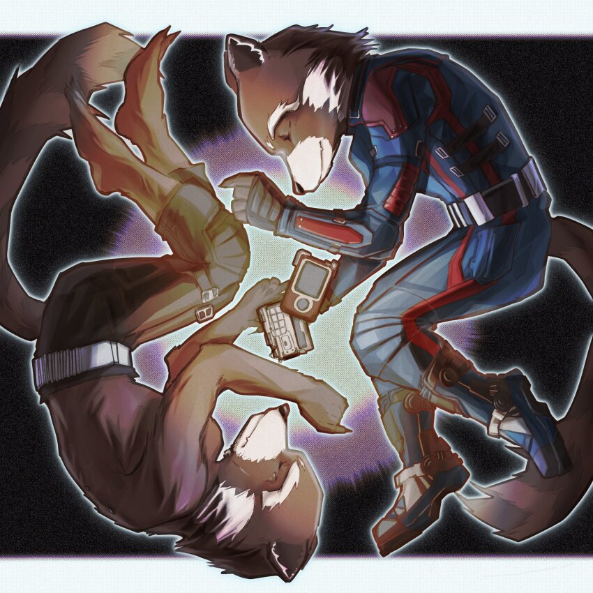 1boy, animal_ears, chinese_commentary, closed_eyes, closed_mouth, commentary_request, crying, fang