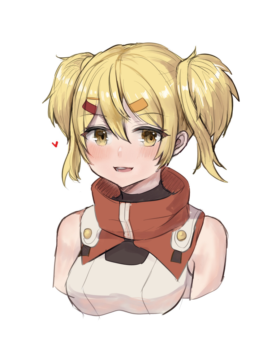 1girl, absurdres, hair_between_eyes, hair_ornament, heart, highres, oikatzo_(shangri-la_frontier), shangri-la_frontier