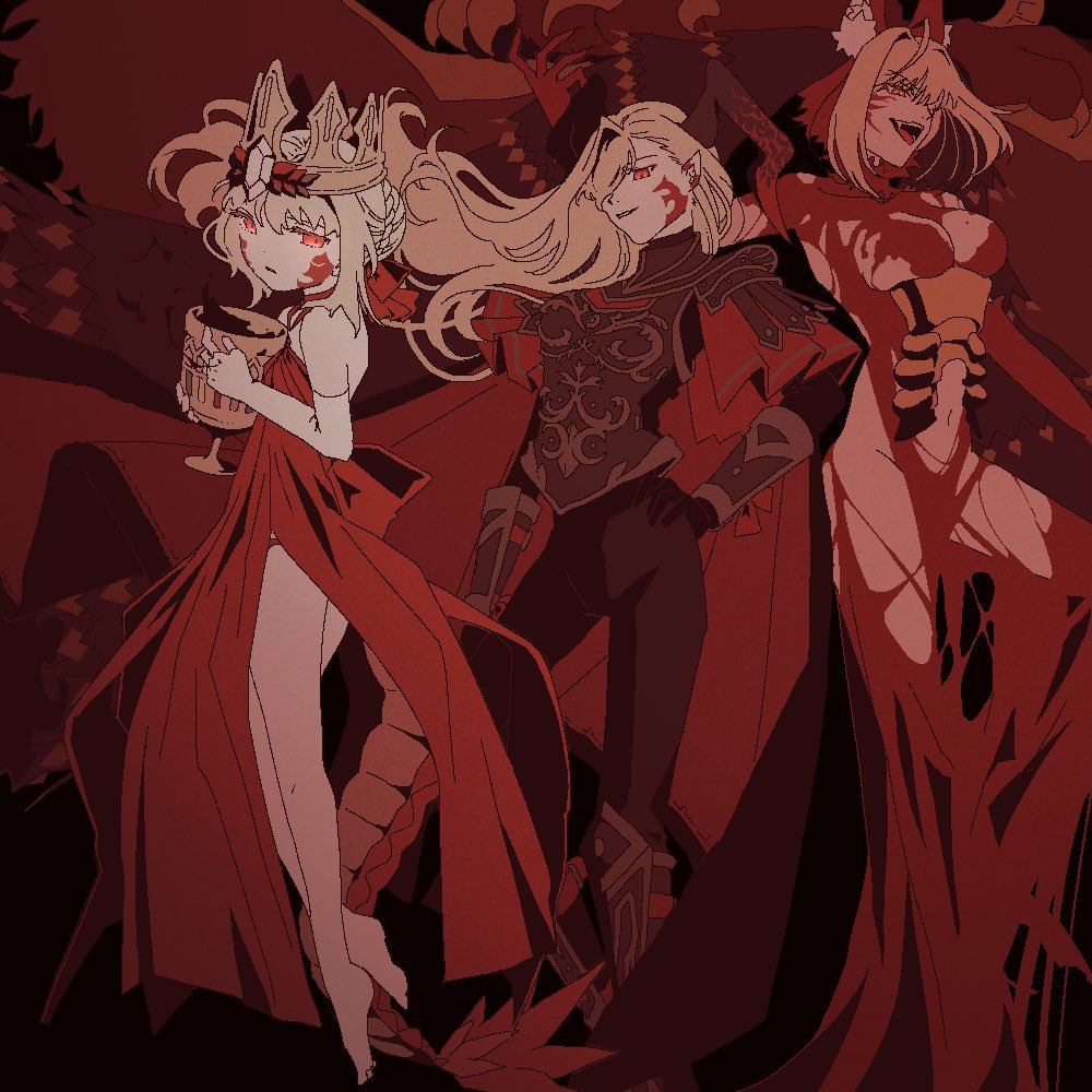 1girl, armor, bare_shoulders, barefoot, blonde_hair, breasts, cape, crown