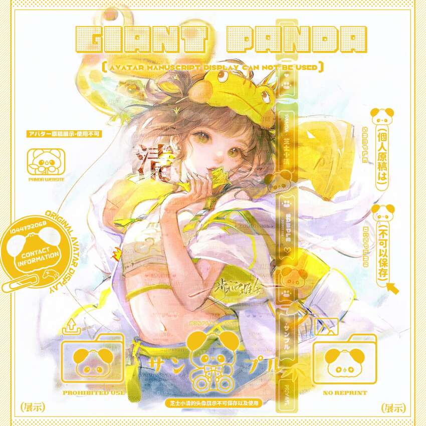 1girl, absurdres, animal_balloon, backpack, bag, bare_shoulders, blue_shorts, brown_hair