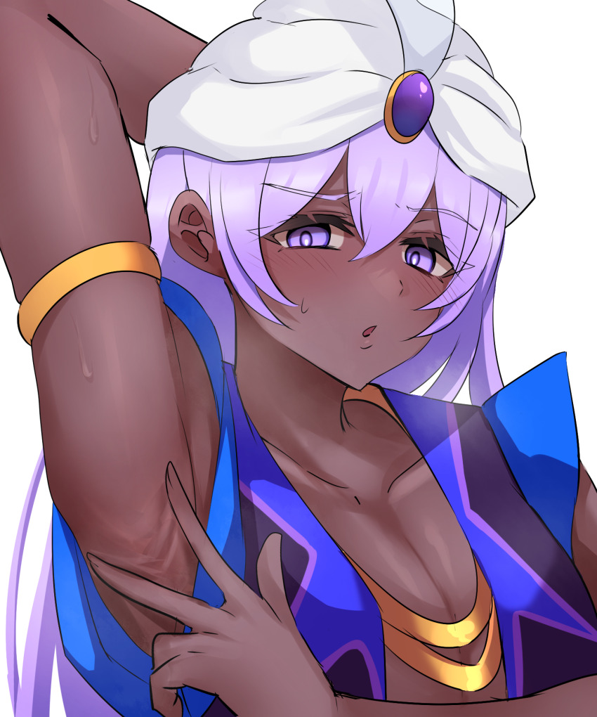 1boy, arabian_clothes, armpit_focus, armpits, bishounen, cookie_run, dark-skinned_male, dark_skin