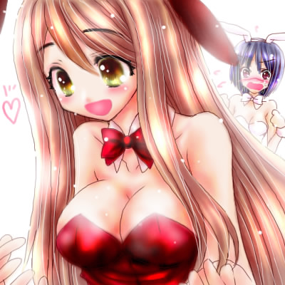 00s, busou_renkin, lowres, mutou_mahiro, playboy_bunny, scar, tagme, tsumura_tokiko