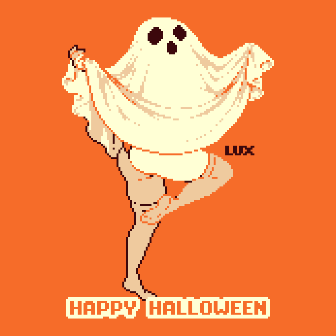 1other, arms_up, artist_name, ass, commentary, english_commentary, from_side, ghost_costume