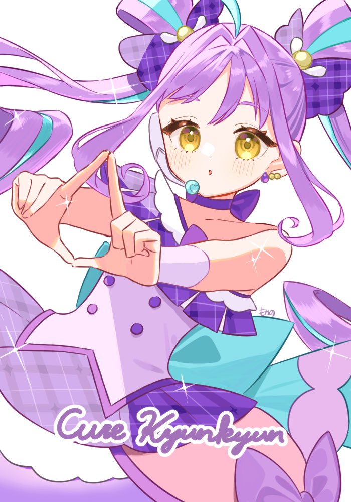 1girl, ahoge, blue_bow, blue_hair, blue_streaks, bow, bow_choker, choker