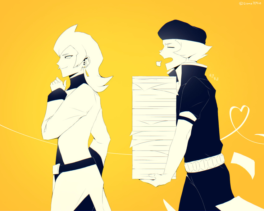 1boy, 1girl, ariana_(pokemon), belt, beret, carrying, hat, highres