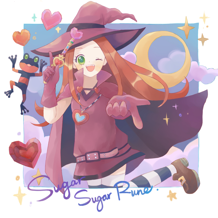 1girl, arri_(arrihare), cape, chocolat_meilleure, commentary_request, copyright_name, dress, duke_(sugar_sugar_rune)