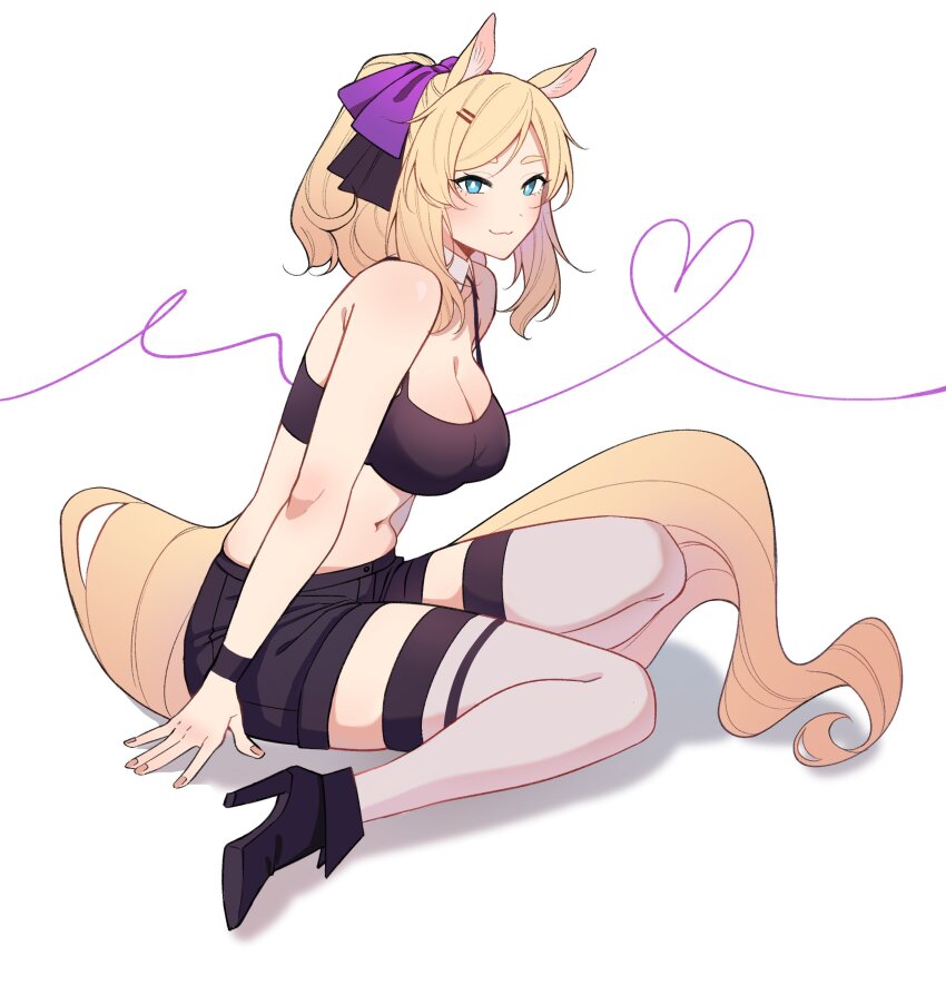 1girl, absurdres, alternate_costume, animal_ears, ankle_boots, arknights, avi_(baltika_seven), bare_shoulders