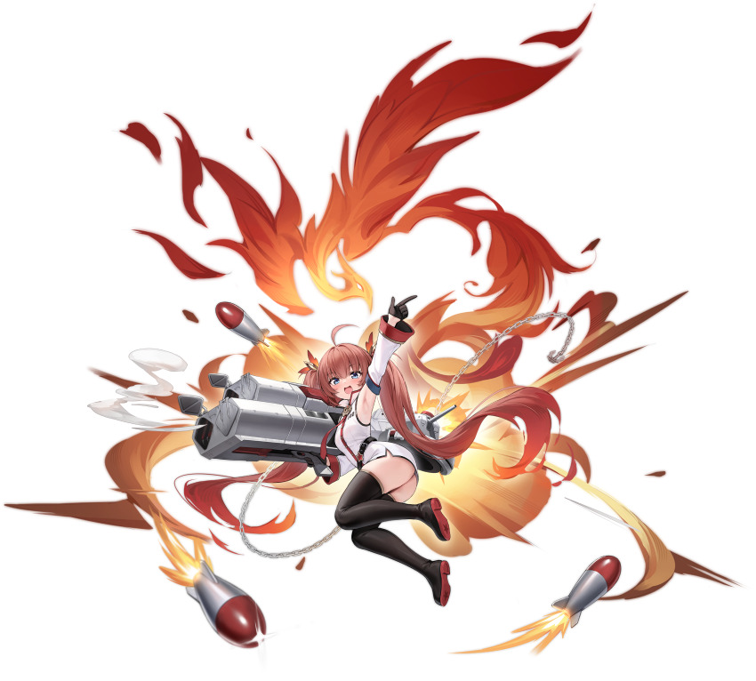 1girl, absurdres, ahoge, arm_up, armpits, artist_request, ass, azur_lane