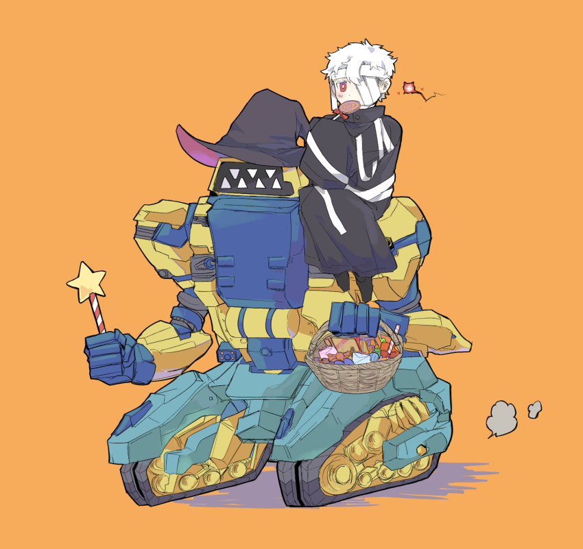 1boy, 2others, 621_(armored_core_vi), aged_down, armored_core, armored_core_vi:_fires_of_rubicon, ayre_(armored_core_vi), bandage_over_one_eye