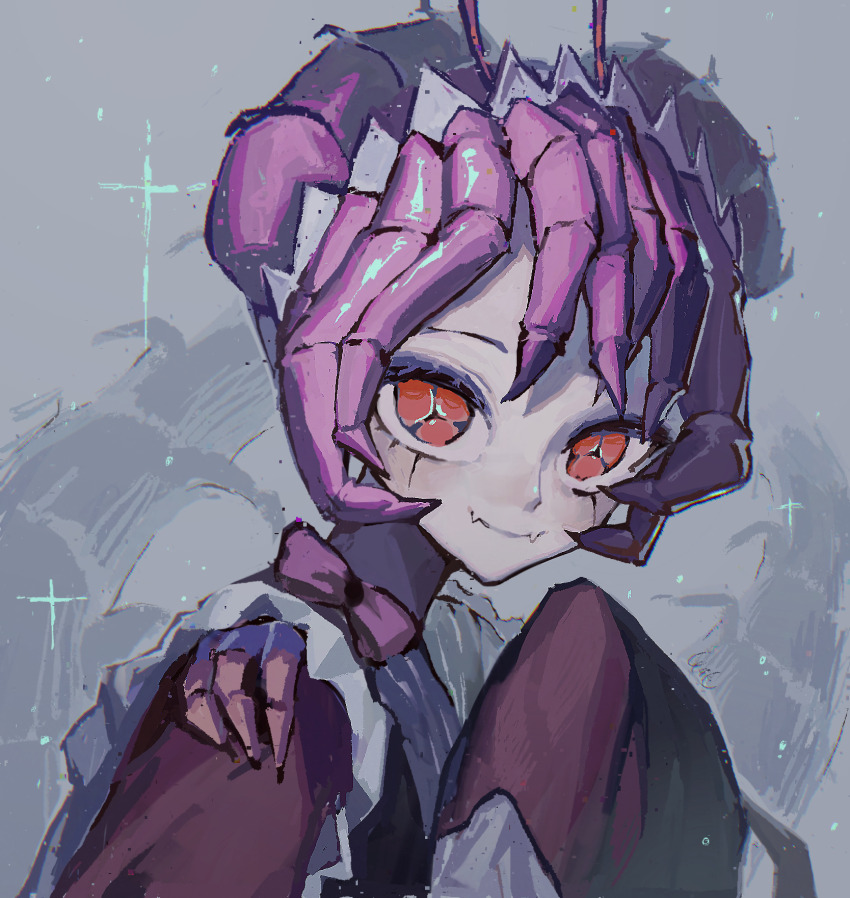 1girl, alariess, antennae, bow, brown_shirt, chinese_commentary, closed_mouth, commentary_request