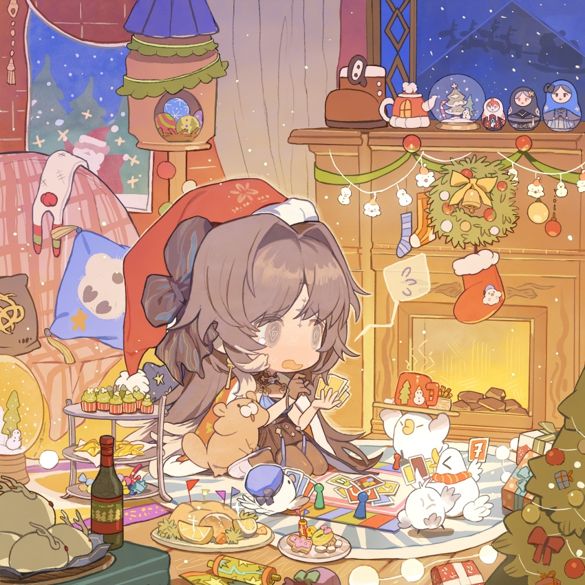 >_<, 1girl, @_@, absurdly_detailed_composition, absurdres, anger_vein, bird, black_bow