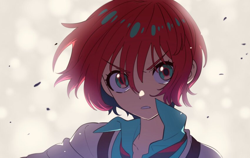 1girl, amate_yuzuriha, aqua_eyes, dust, gundam, gundam_gquuuuuux, looking_at_viewer, necktie